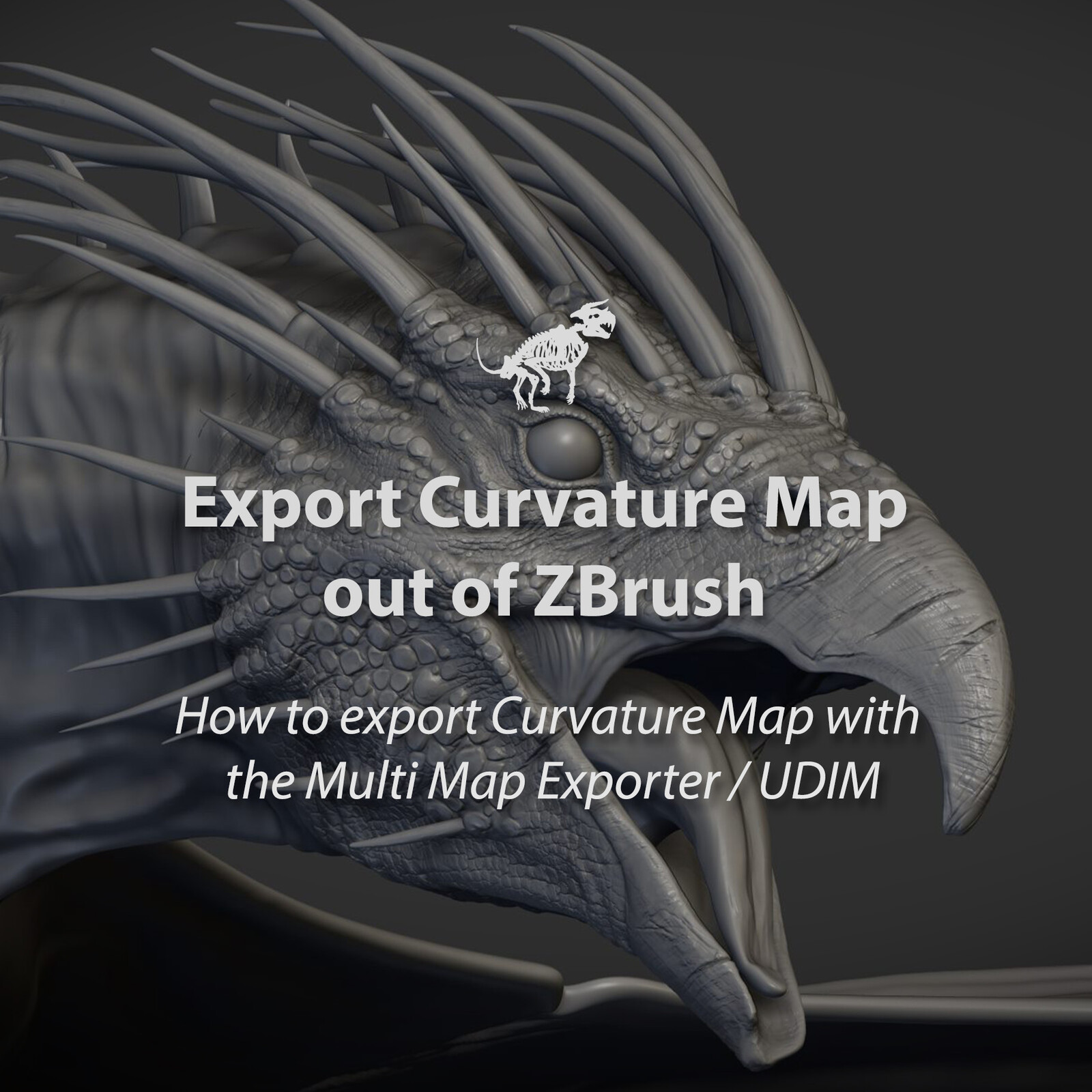 ZBrush - Export Curvature Map for texturing