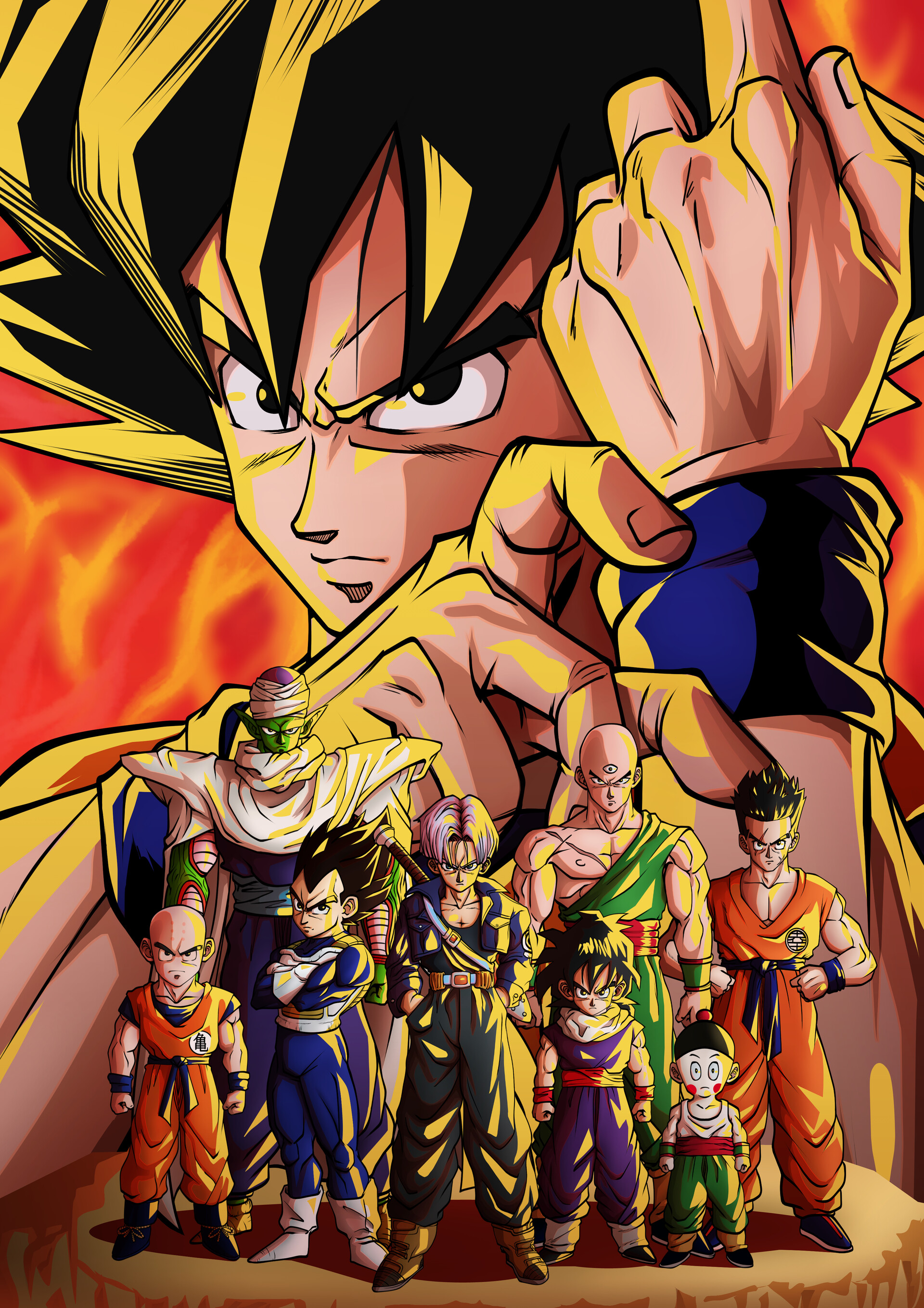 Dragon Ball Z: artista retrata a Saga dos Androides como capas