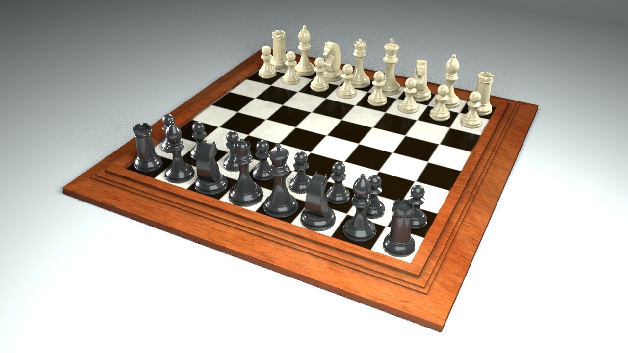 A Chess Piece on a Chess Board Graphic by klakonstudio · Creative Fabrica