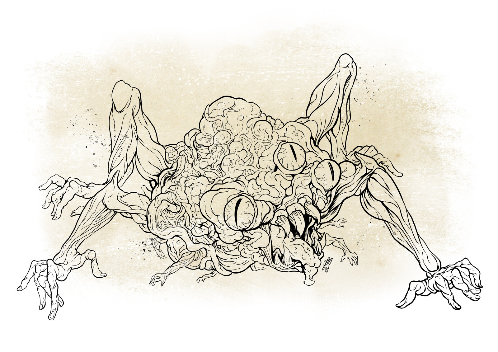 Creature Illustration for Andromeda RPG project