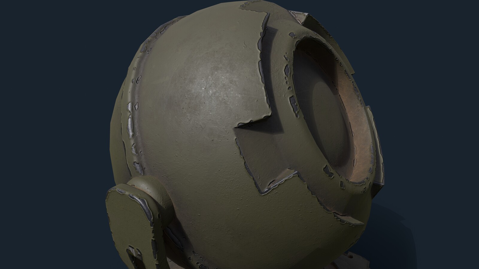 Advanced Custom Material Done In Substance Painter