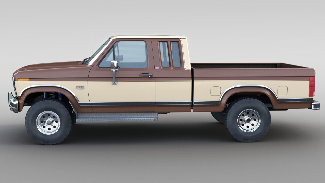 ArtStation - 1986 Ford F-150 Supercab