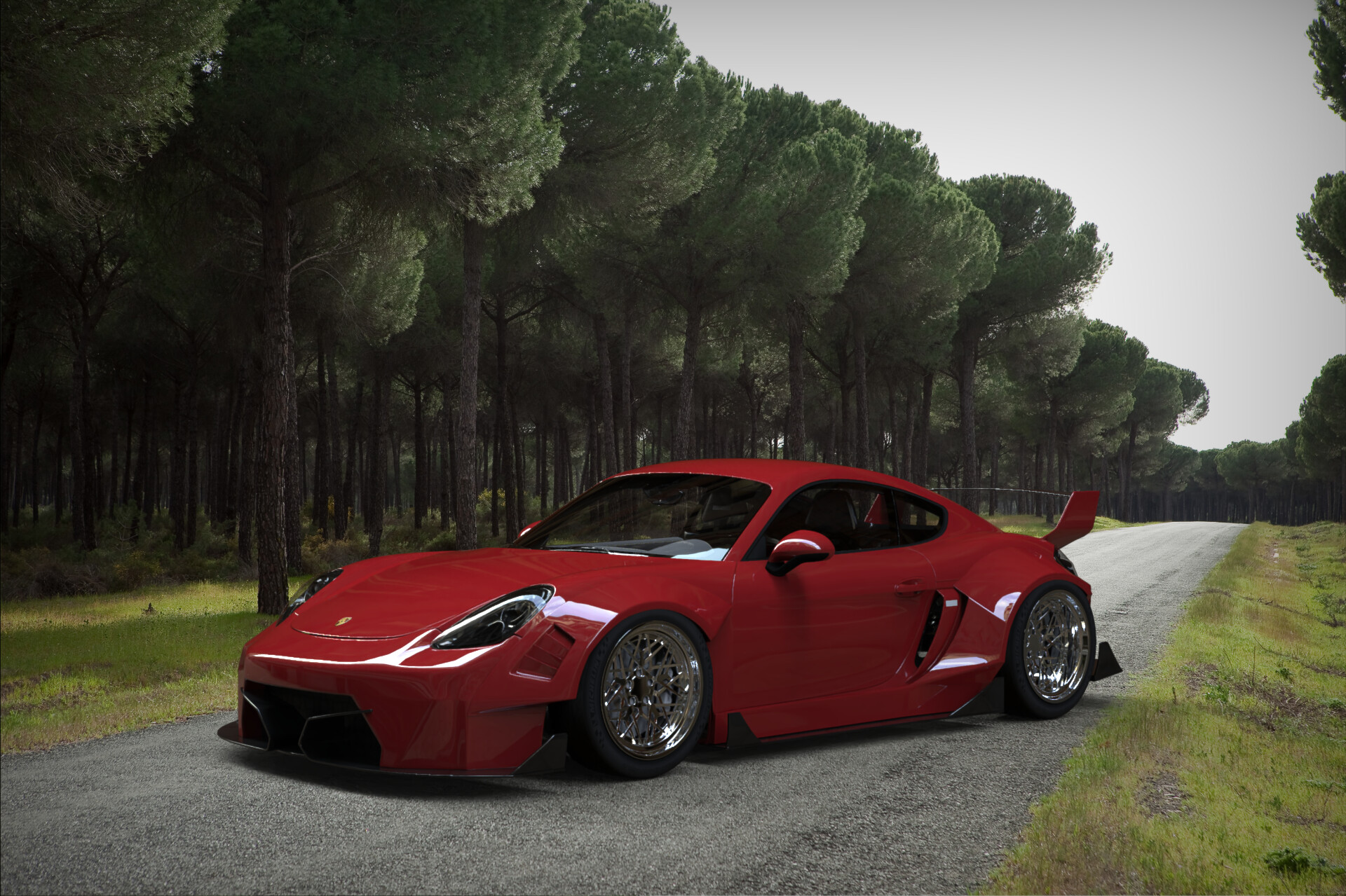 AZero3D by Ardplayer Karma Bodykit Porsche Cayman GT4 Version