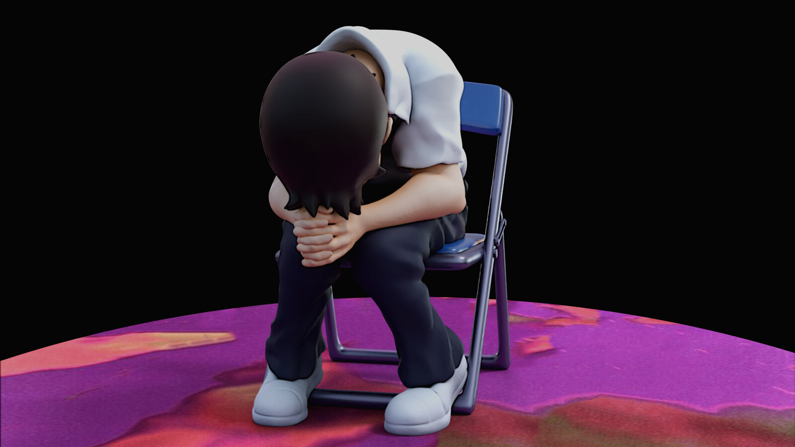 shinji statue