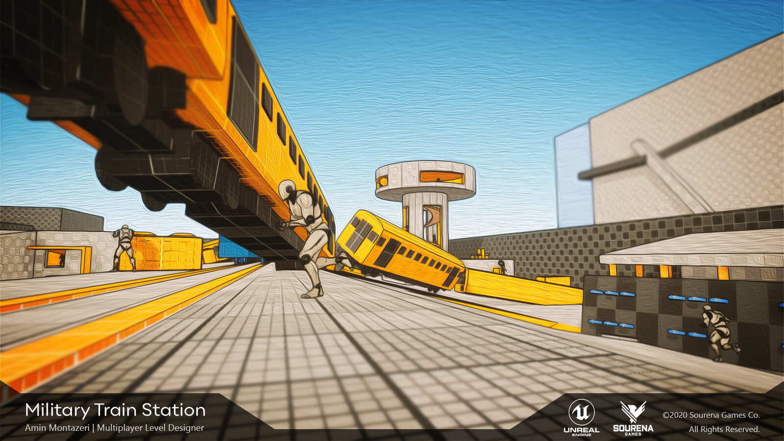 Military Train Station_ Amin Montazeri_ Multiplayer Level Designer