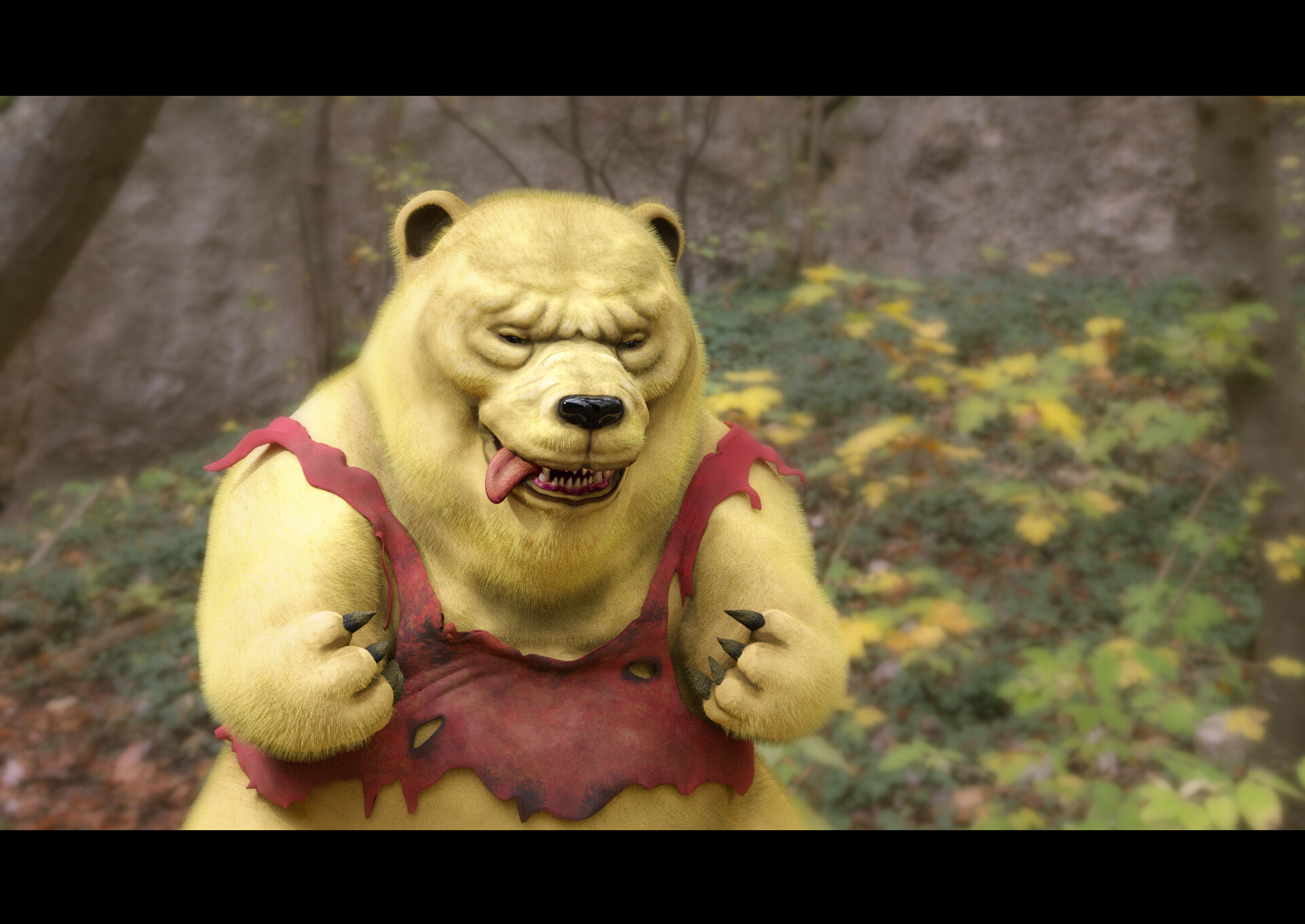 Yellow hotsell bear shirt