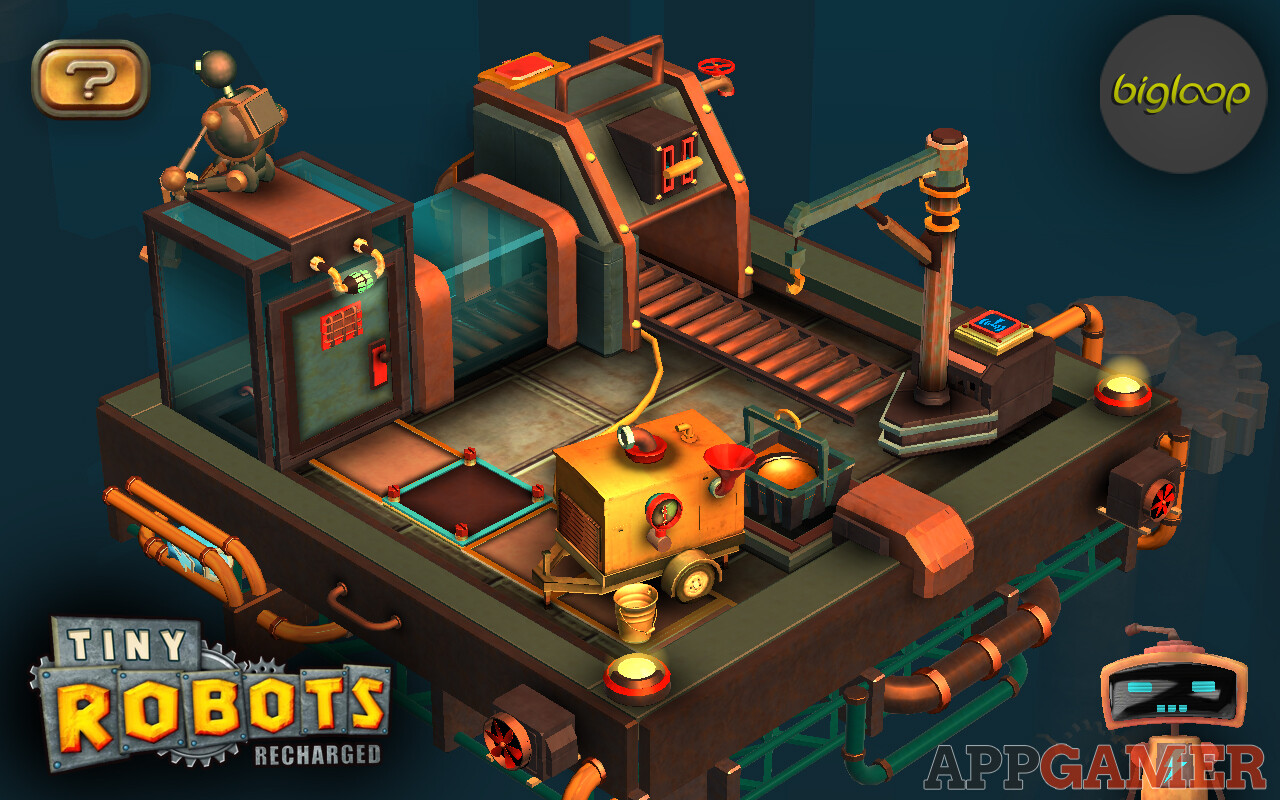 ArtStation Mobile Game: Tiny Robots - escape puzzle game for Android and iOS - gameplay.