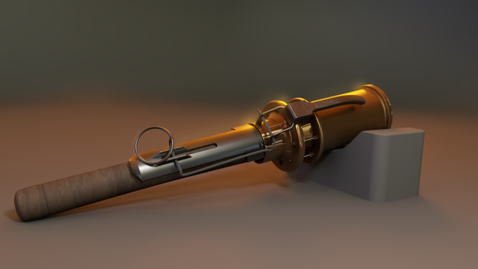Weapon Modeling | Steampunk Grenade