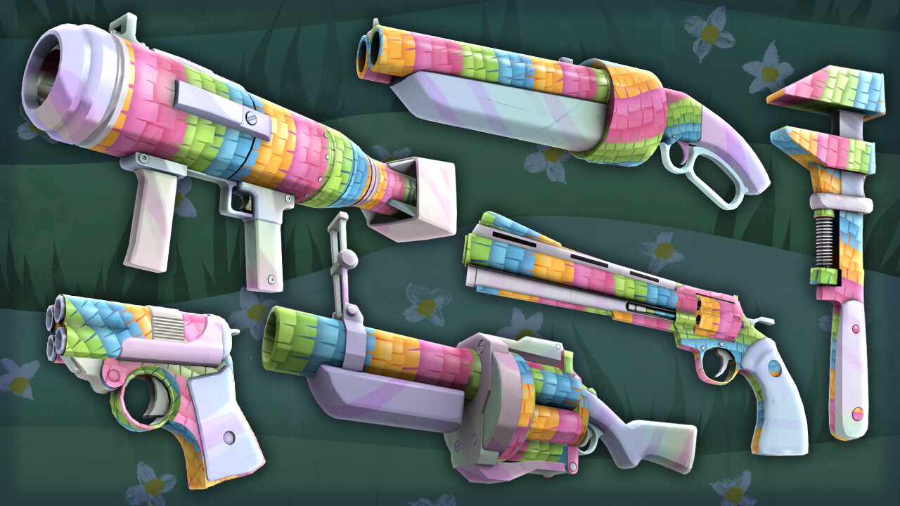 Juniper David TF2 War Paint Skin Showcase (Seamless Textures)