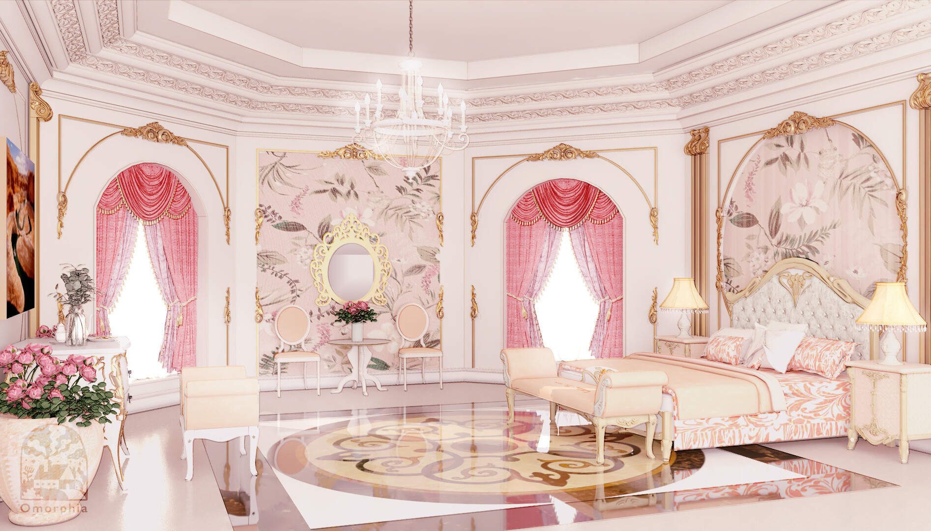 ArtStation - Royal Vanity Bedroom