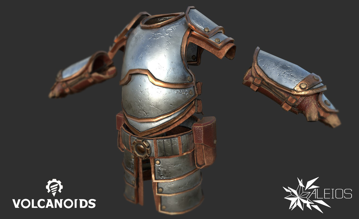 Aleios Studio Steampunk Light Armor Volcanoids Project