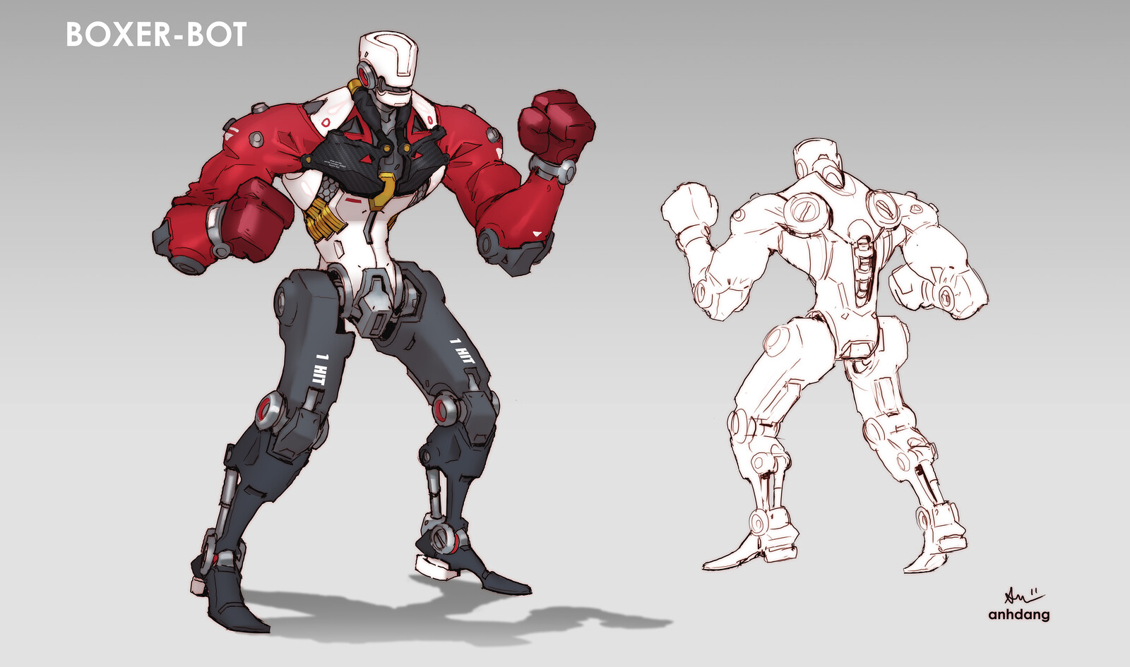 His main skill is punching