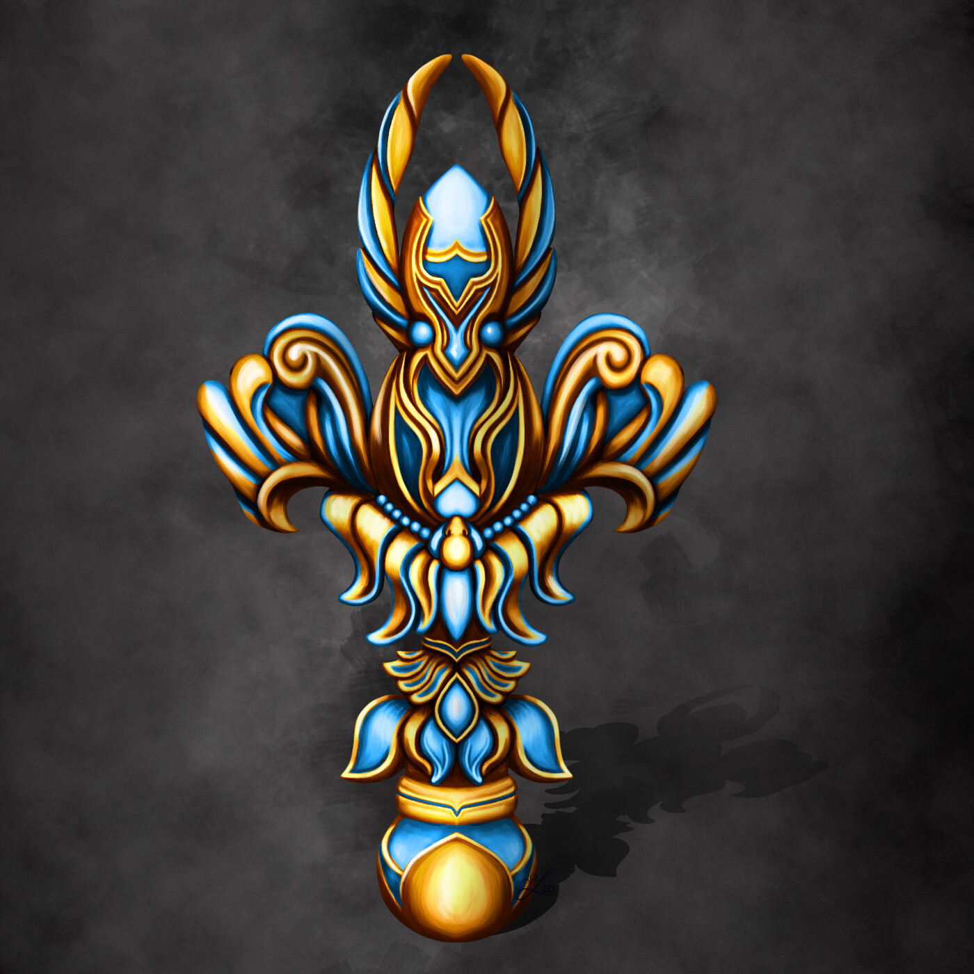 ArtStation Ornamentation A study in Tones and Gradient Mapping