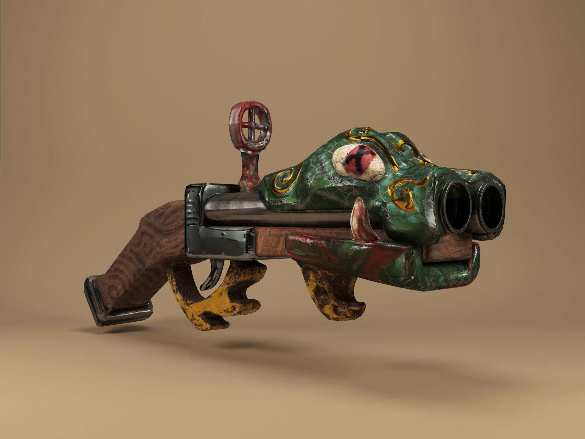 ArtStation Dragon's Breath Double Barrel Shotgun