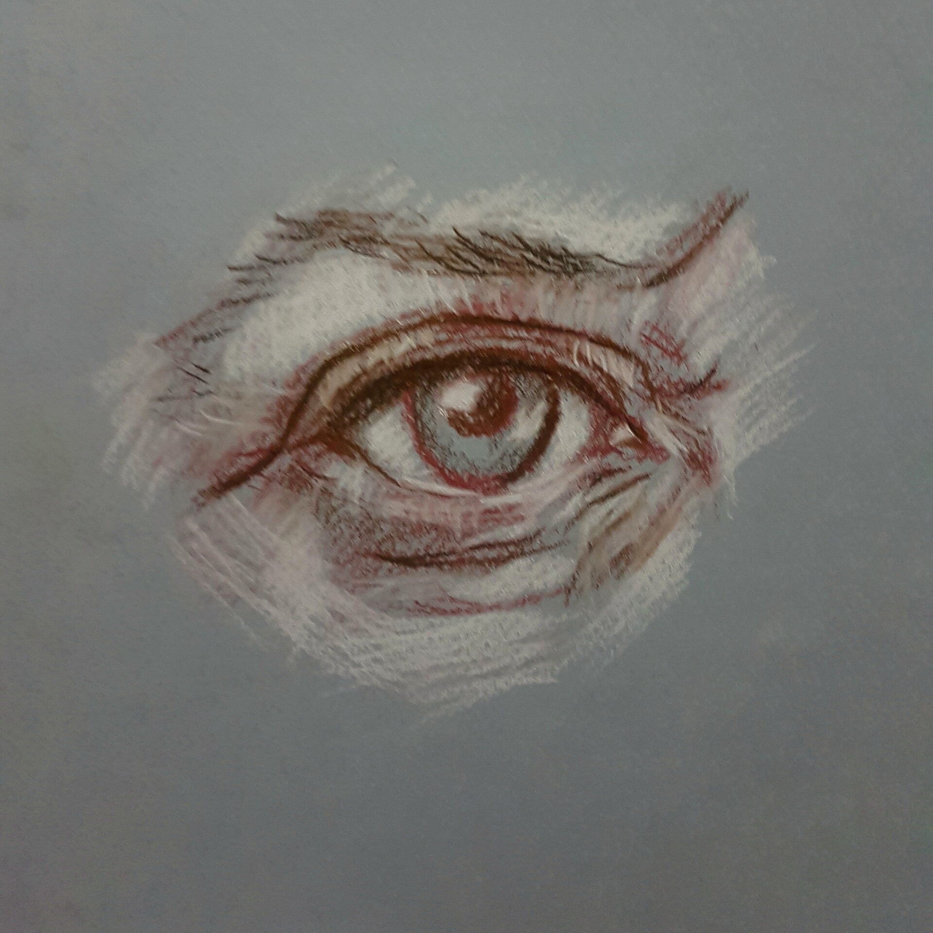 ArtStation - Quick eye sketch on paper