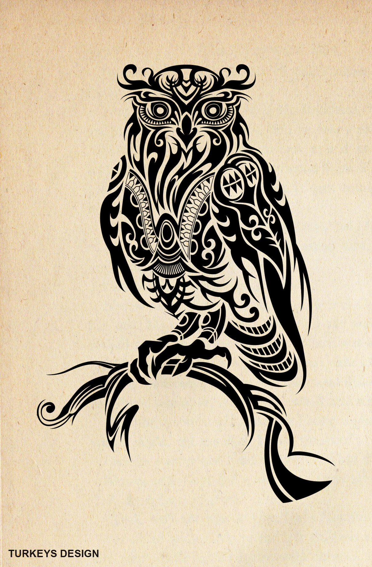 ArtStation - Tribal Owl