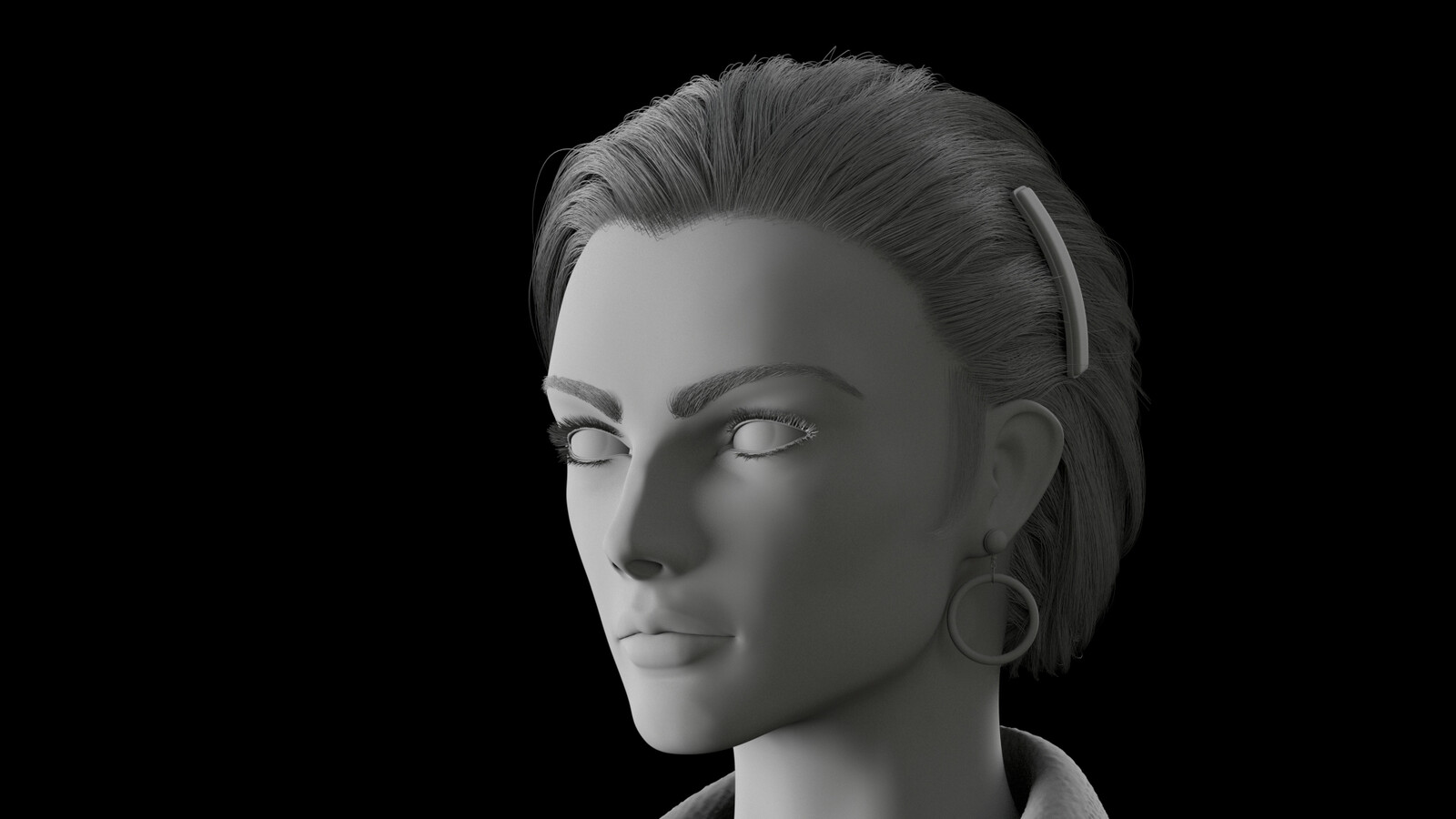Grayscale render