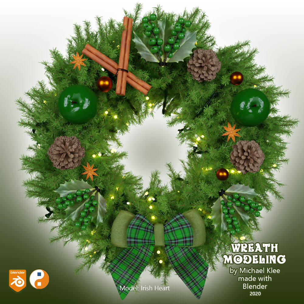Wreath Irish Heart