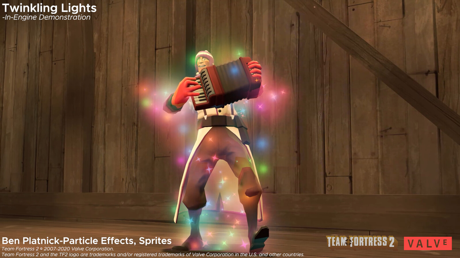 In-Engine example of Twinkling Lights