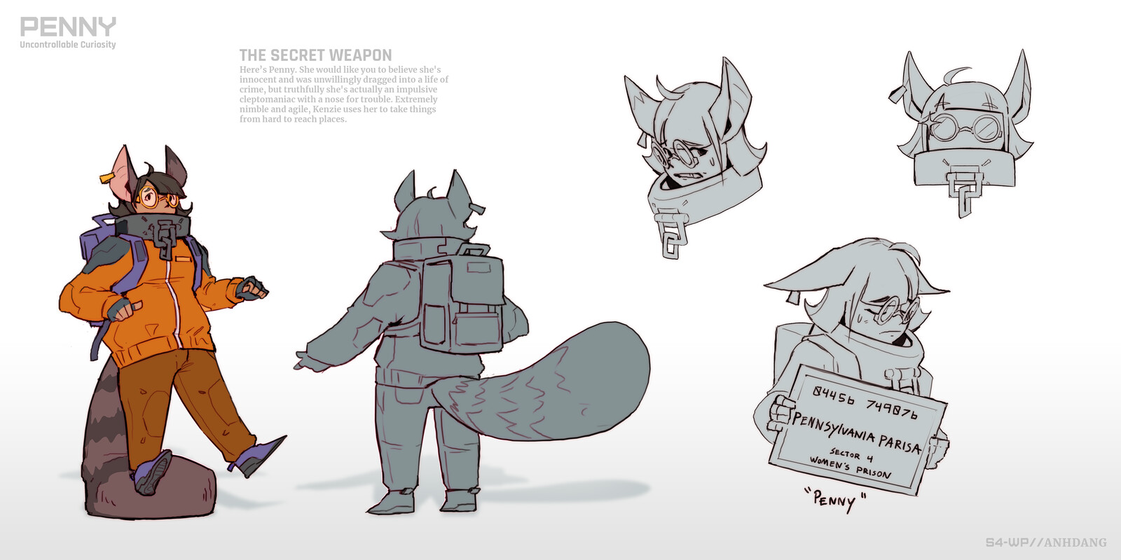 People assume her backpack is full of books or something nerdy, but it's usually filled with things she has stolen.