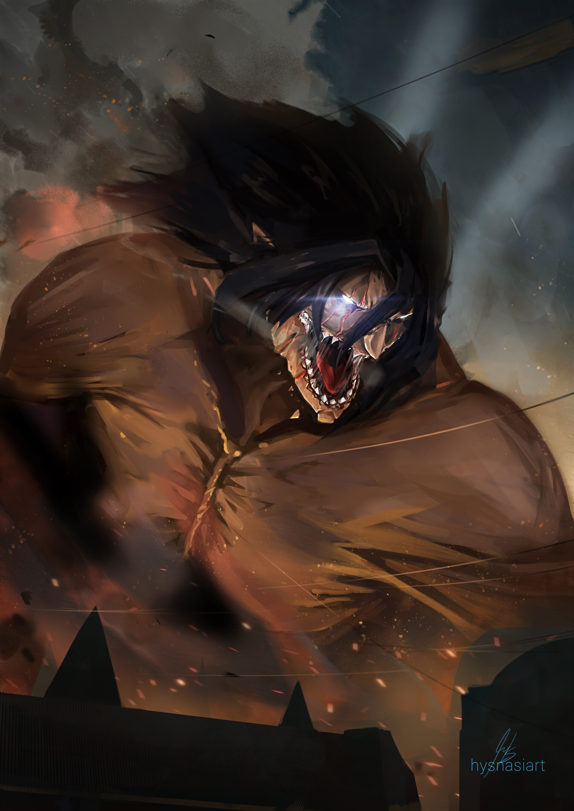 Artstation - Attack On Titan - Eren