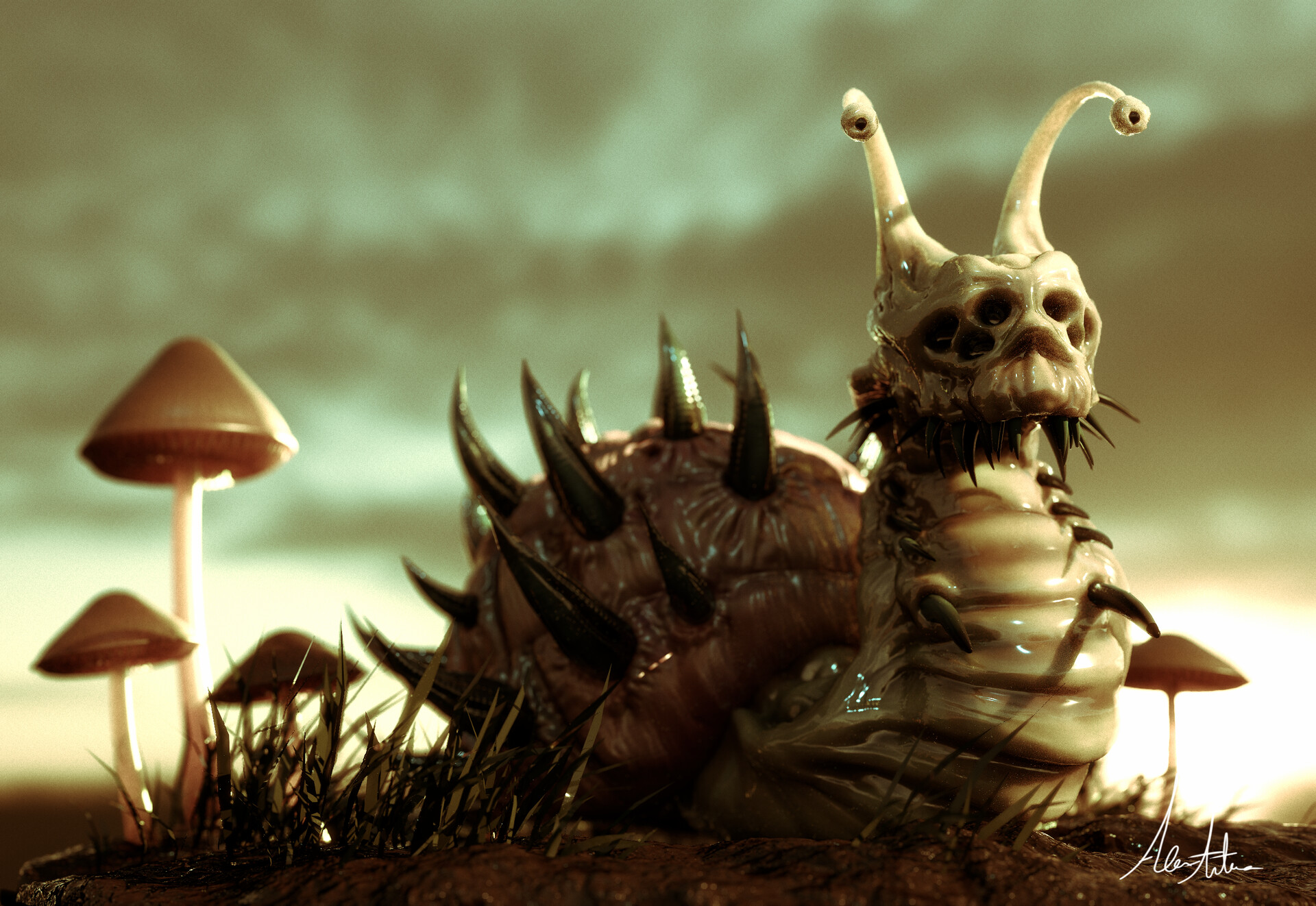 ArtStation Snail Monster