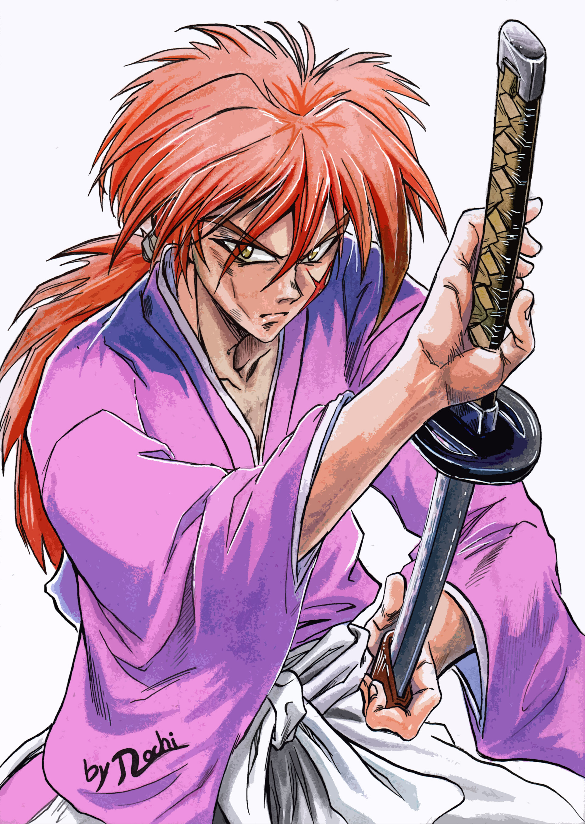 ArtStation - Rurouni Kenshin, Battôsaï