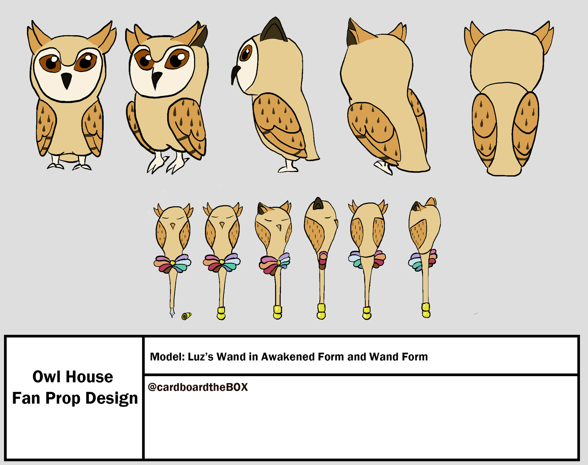 ArtStation - The Owl House Fan Art Character Design Practice