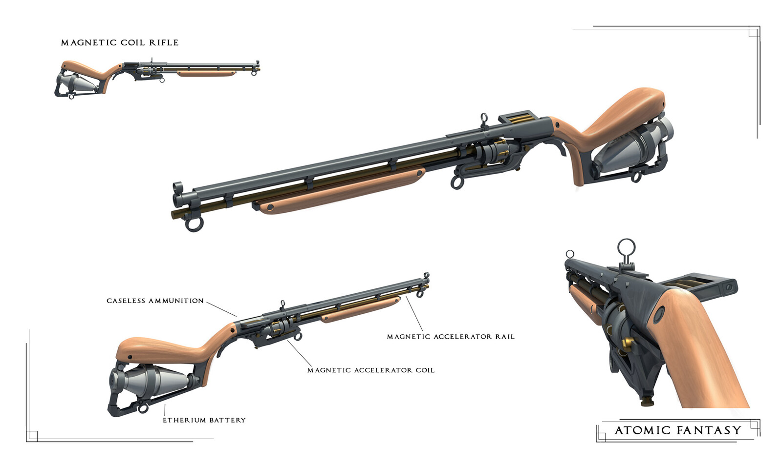 Magnetic rifle