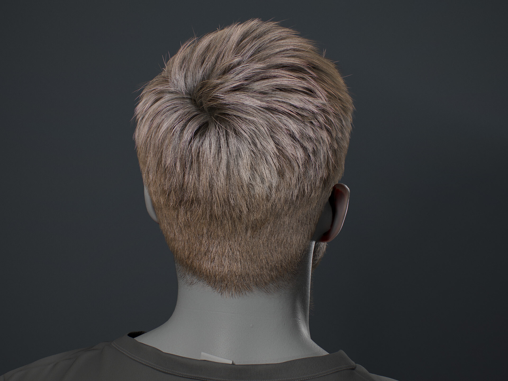 ArtStation - Male short hairstyles 01