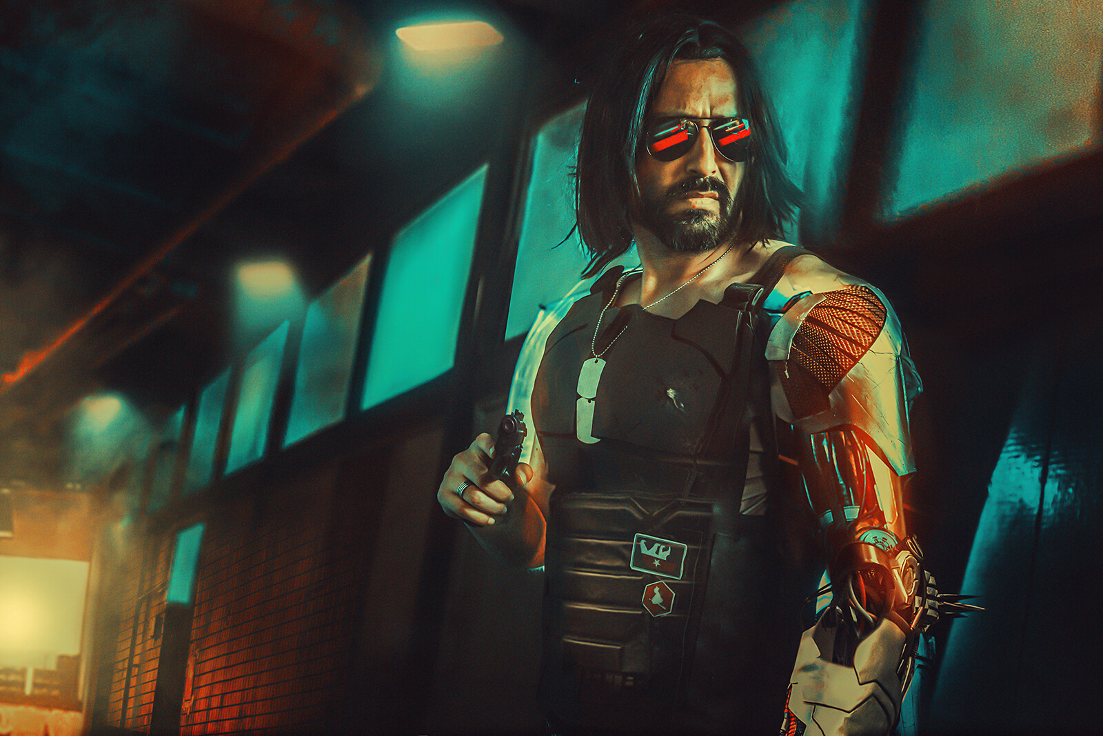 Cyberpunk 2077 V Johnny Silverhand Game Characters 4K Wallpaper