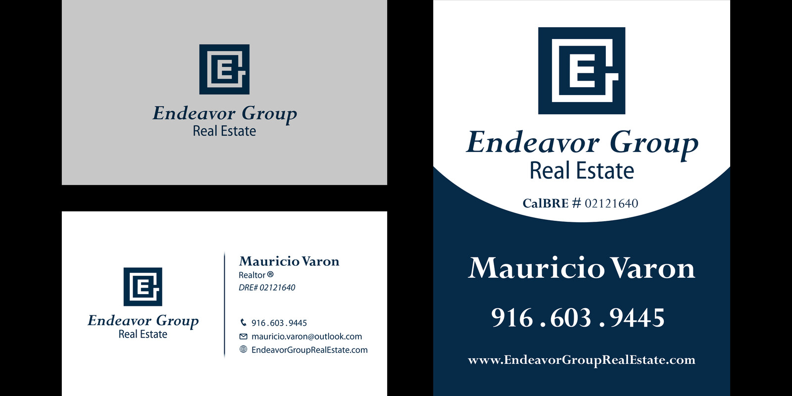Logo and banner design for real estate agent