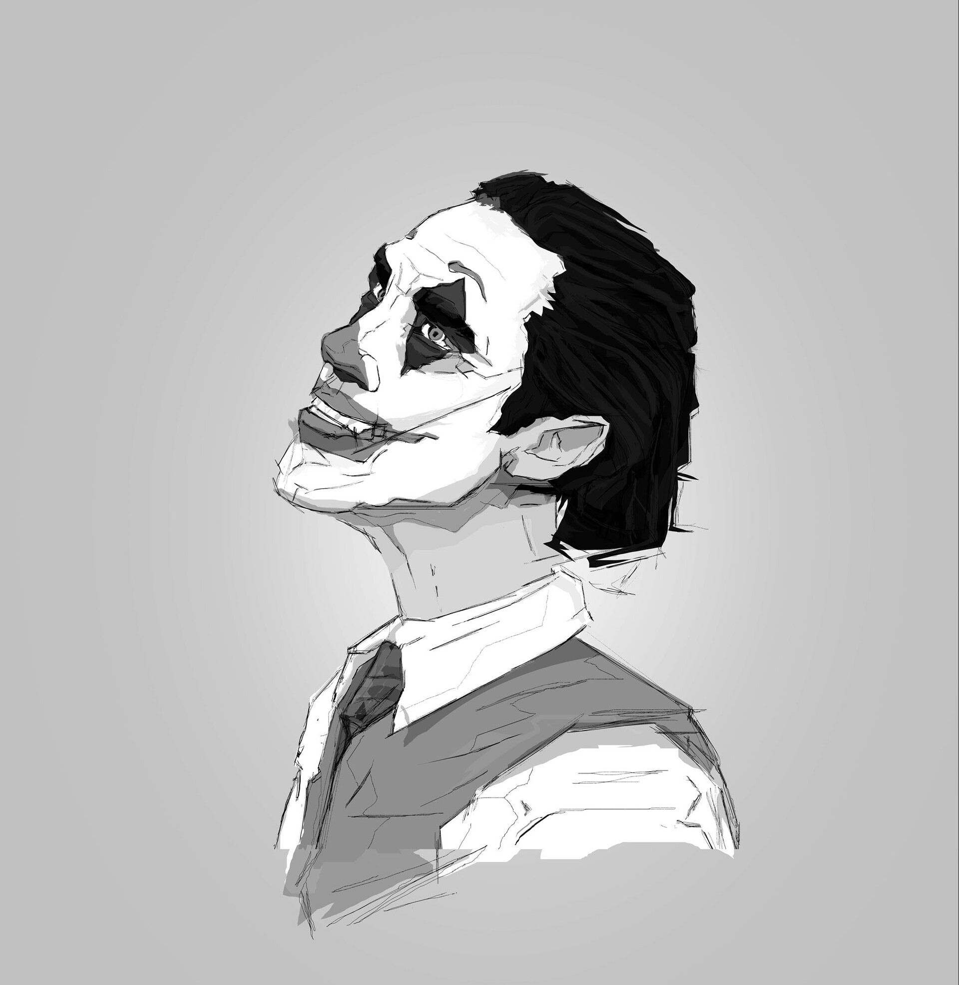 Franko Schiermeyer If they would have washed off his face and revealed the real appearence of the joker to the public, it might have helped to calm down the chaos. none