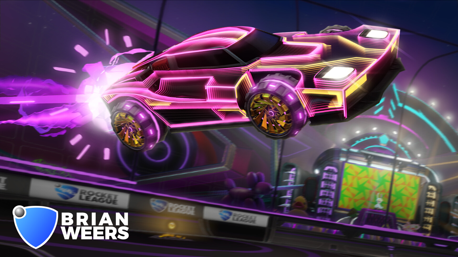 Rocket league online neon light