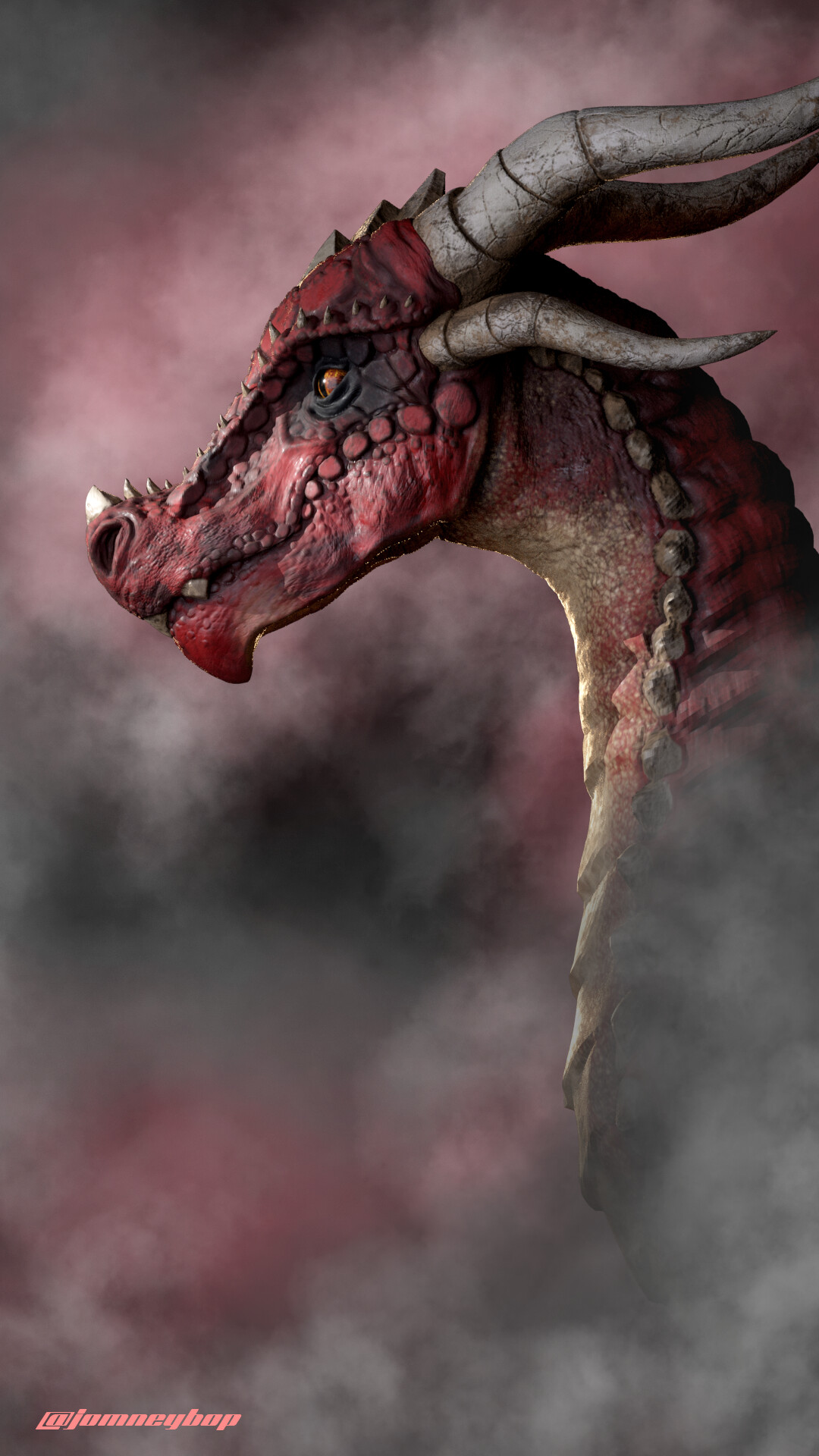 ArtStation - Dragon Portrait Side