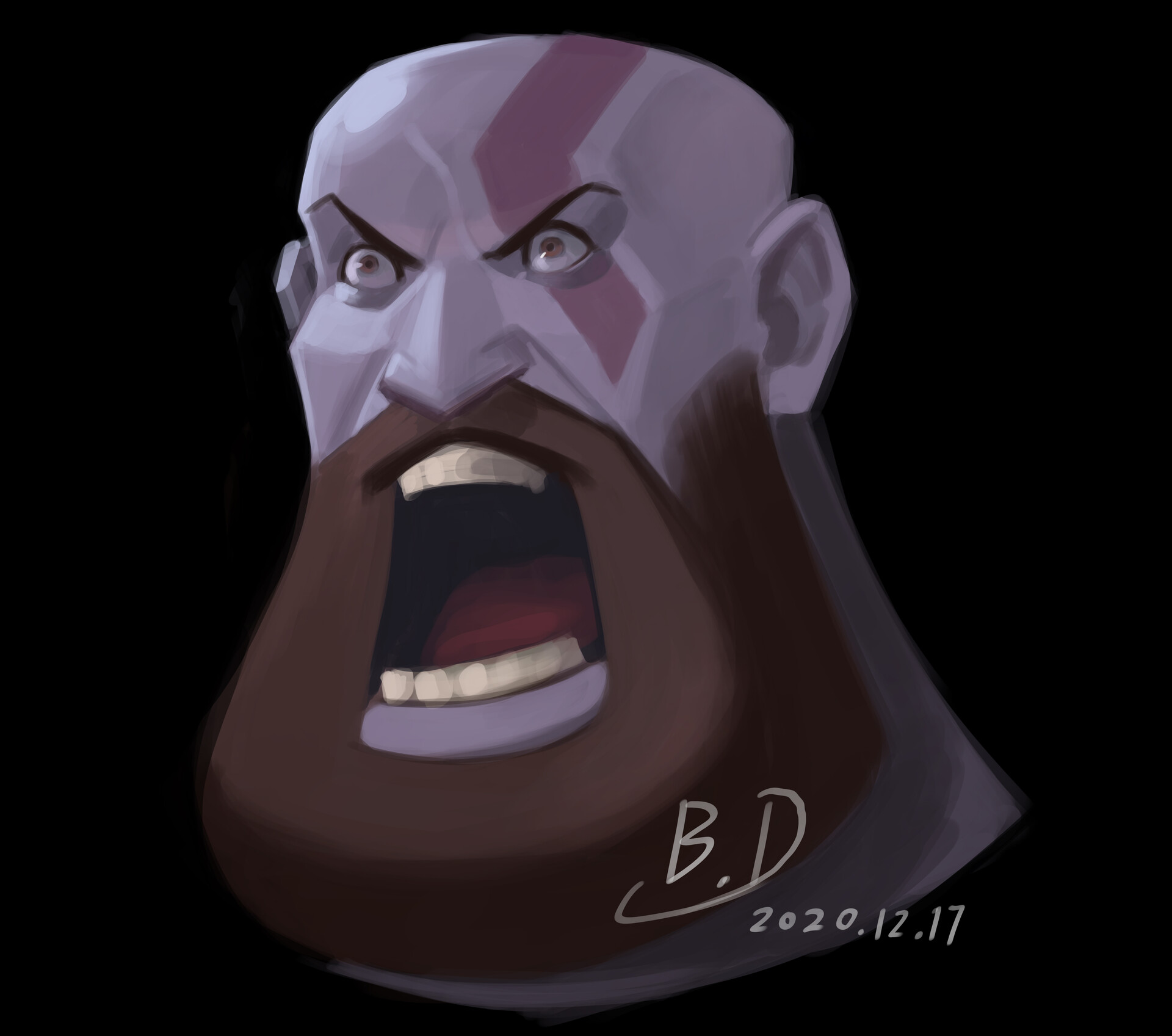 black kratos pop