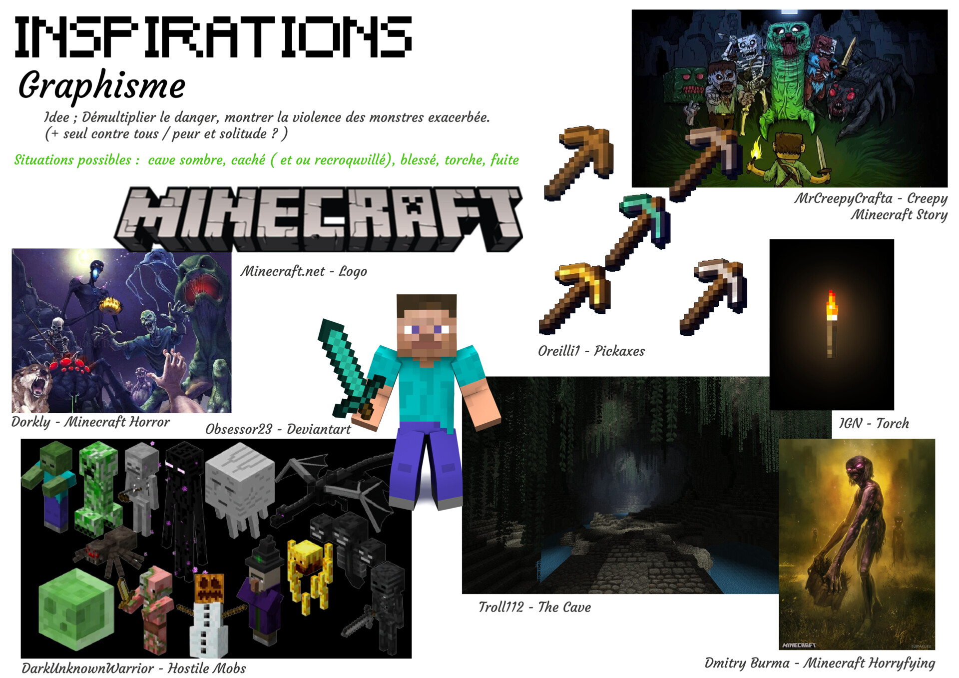 NyceCloud - DESIGN AFFICHE - MINECRAFT