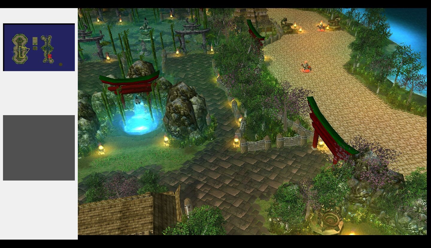 Warcraft III - Drawing a Eastern themed Moba map step by step. Part 5: Adding light, glow, shadow effects.