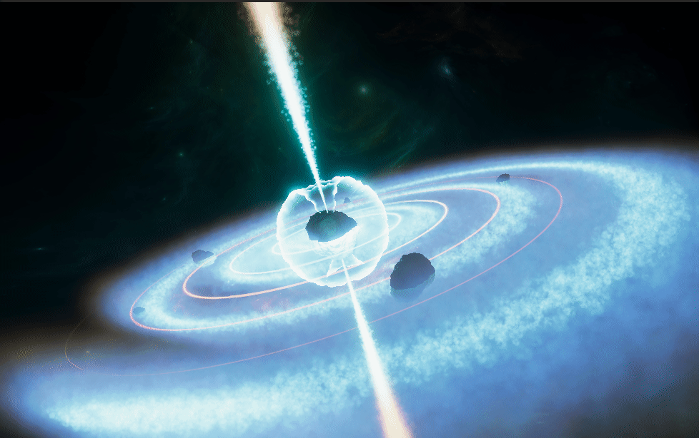 Lastly I grabbed some free asteroids off the asset store to complete the project.