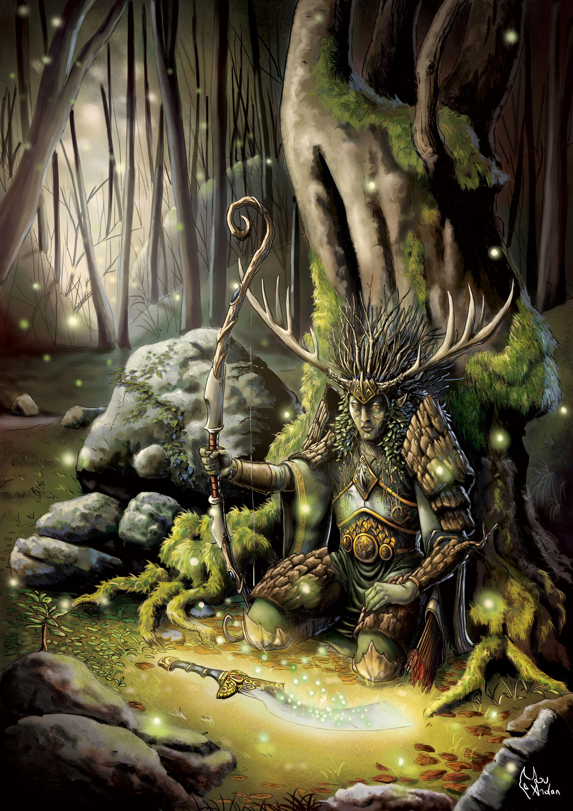 elfe des bois femelle