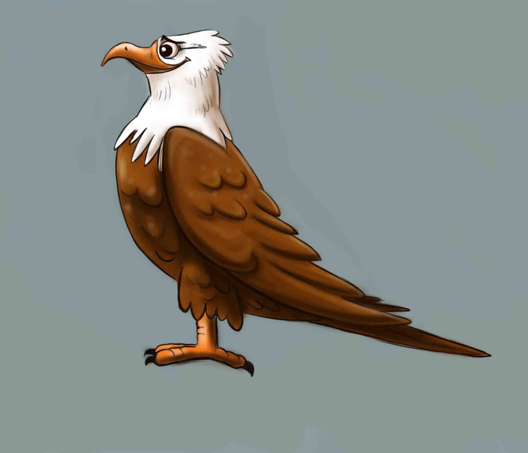 ArtStation - cartoon eagle