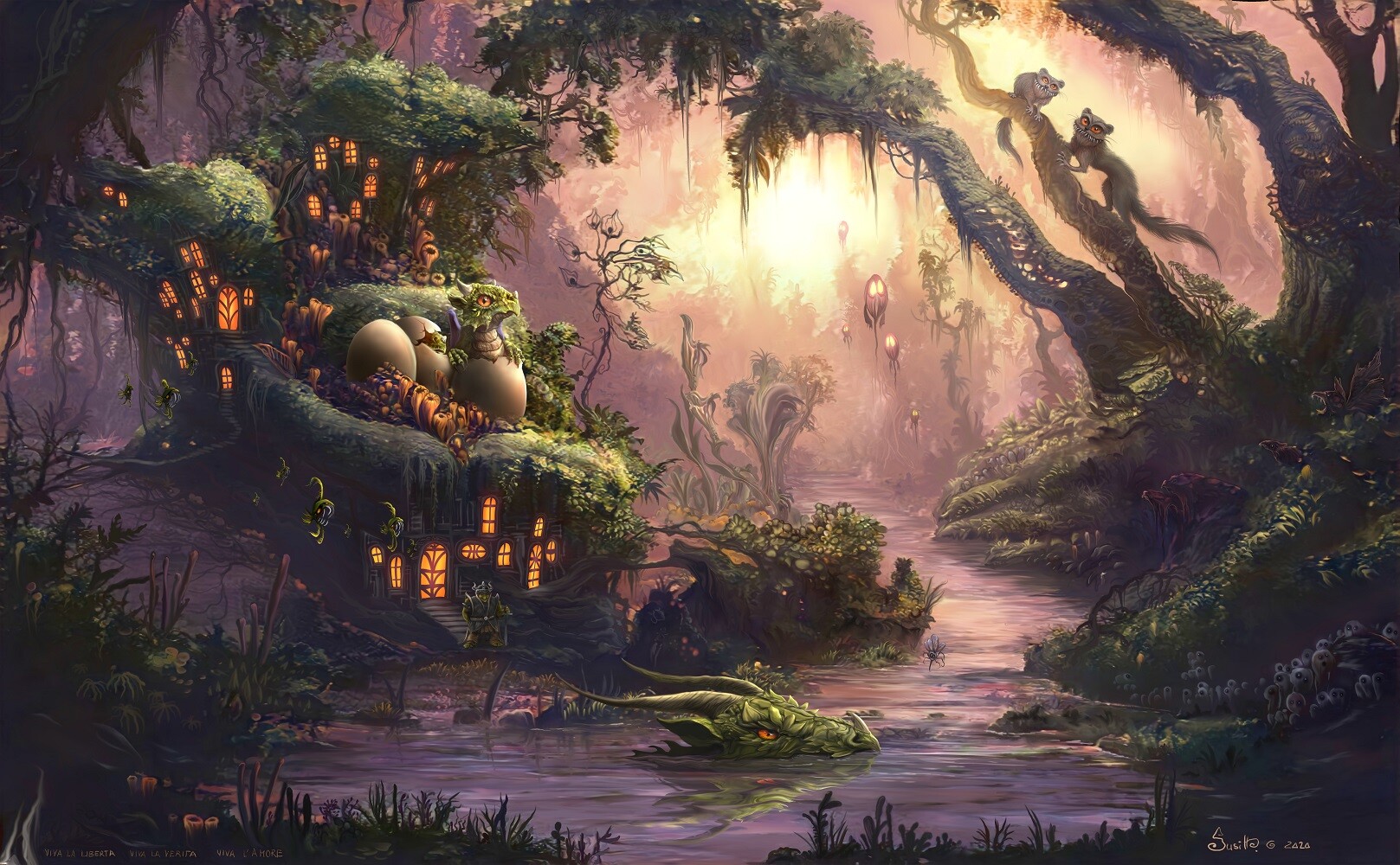 ArtStation - The Dragon Swamps