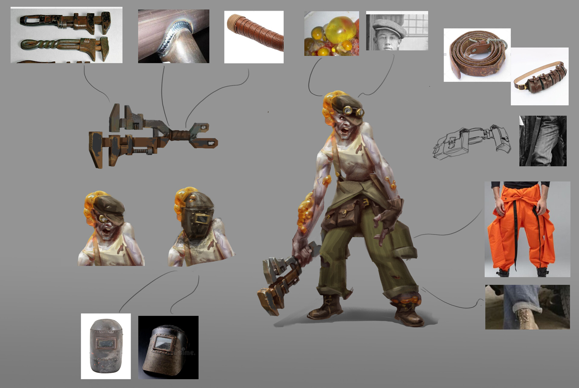 ArtStation Zombie mechanic