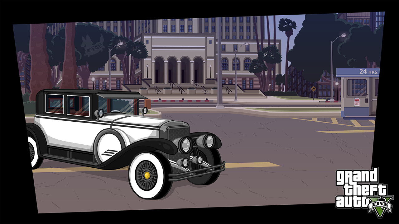 Yoshiko Animation - Los Santos City Hall Grand Theft Auto V Wallpaper