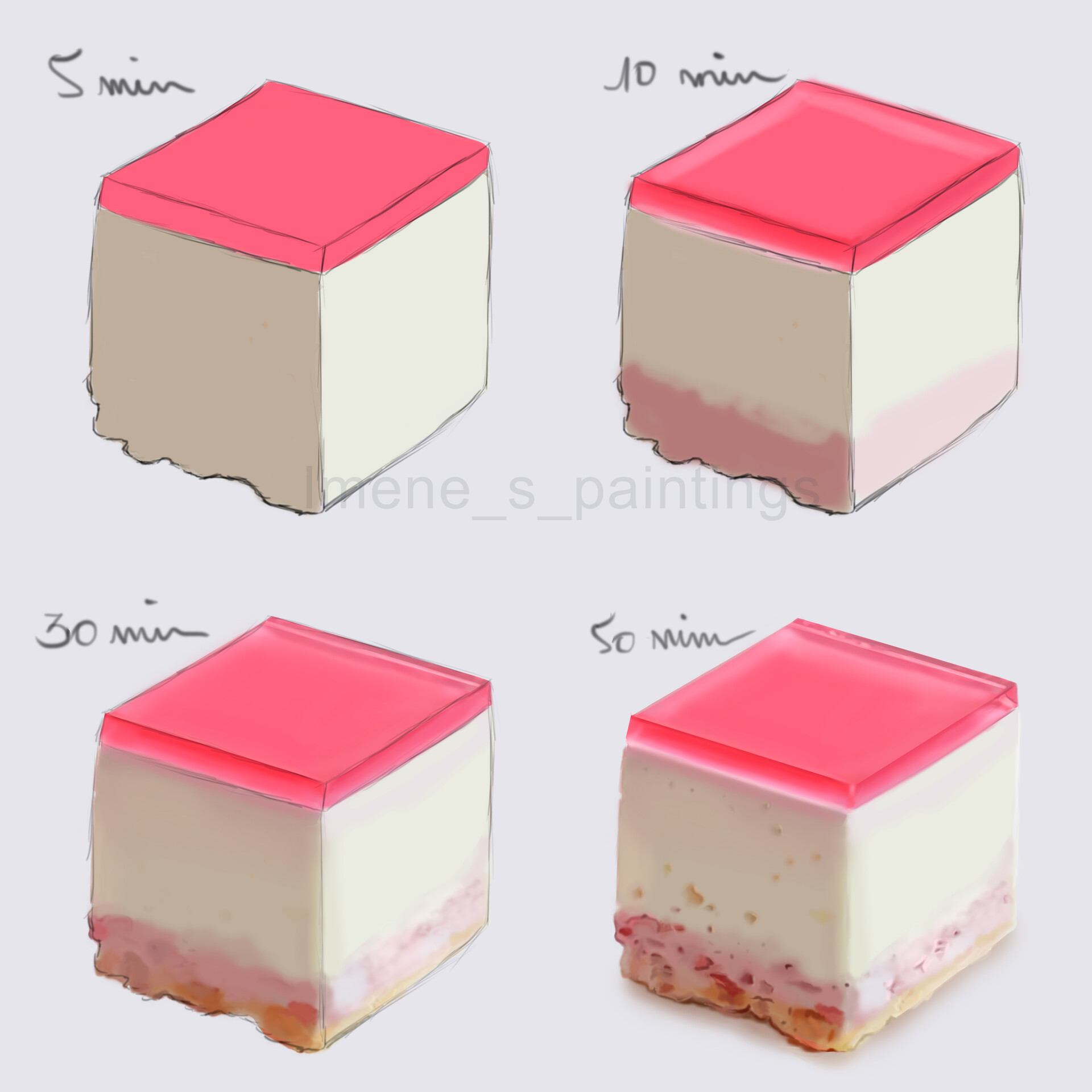 ArtStation - Jelly cheesecake