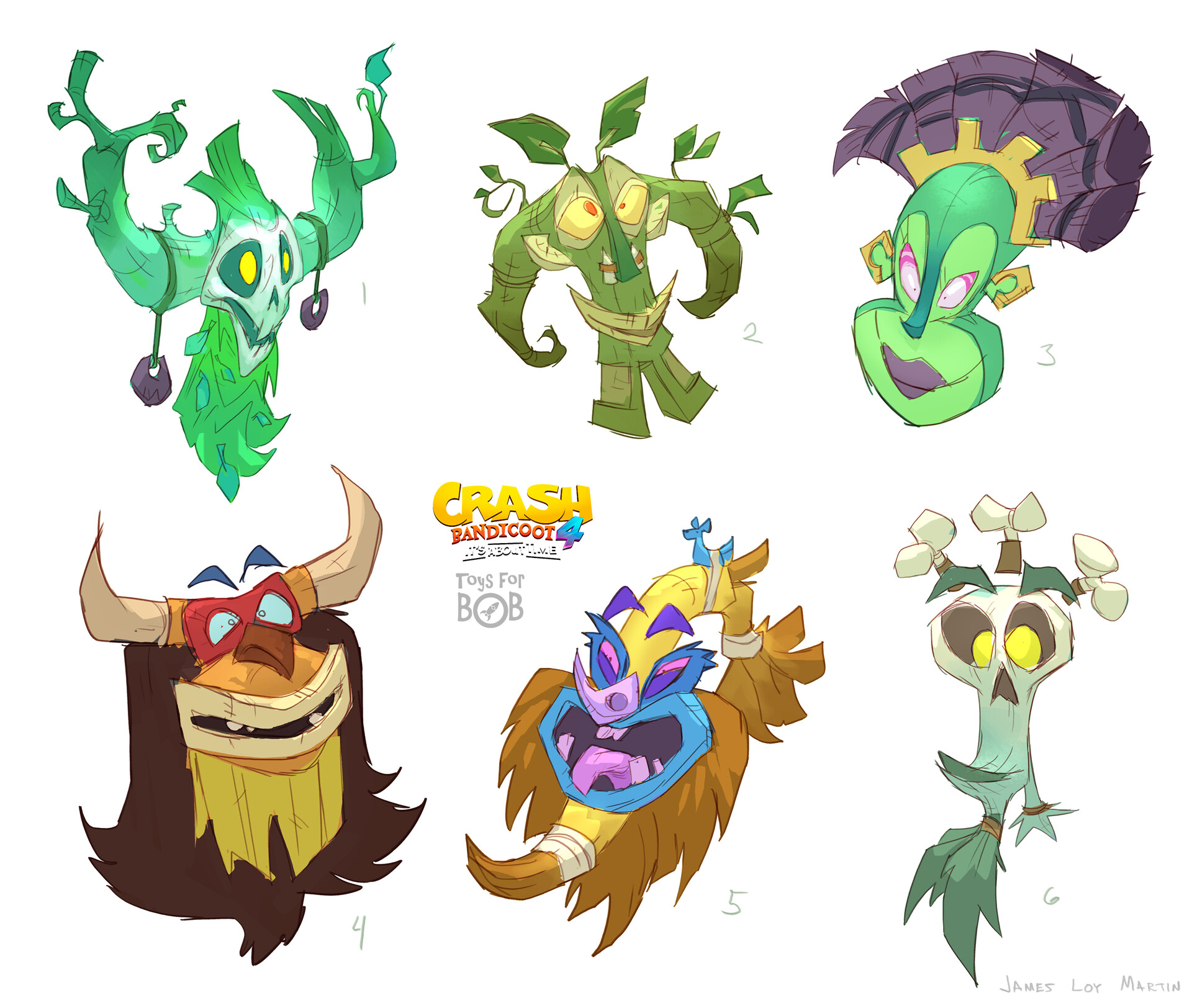 Crash Bandicoot Elementals