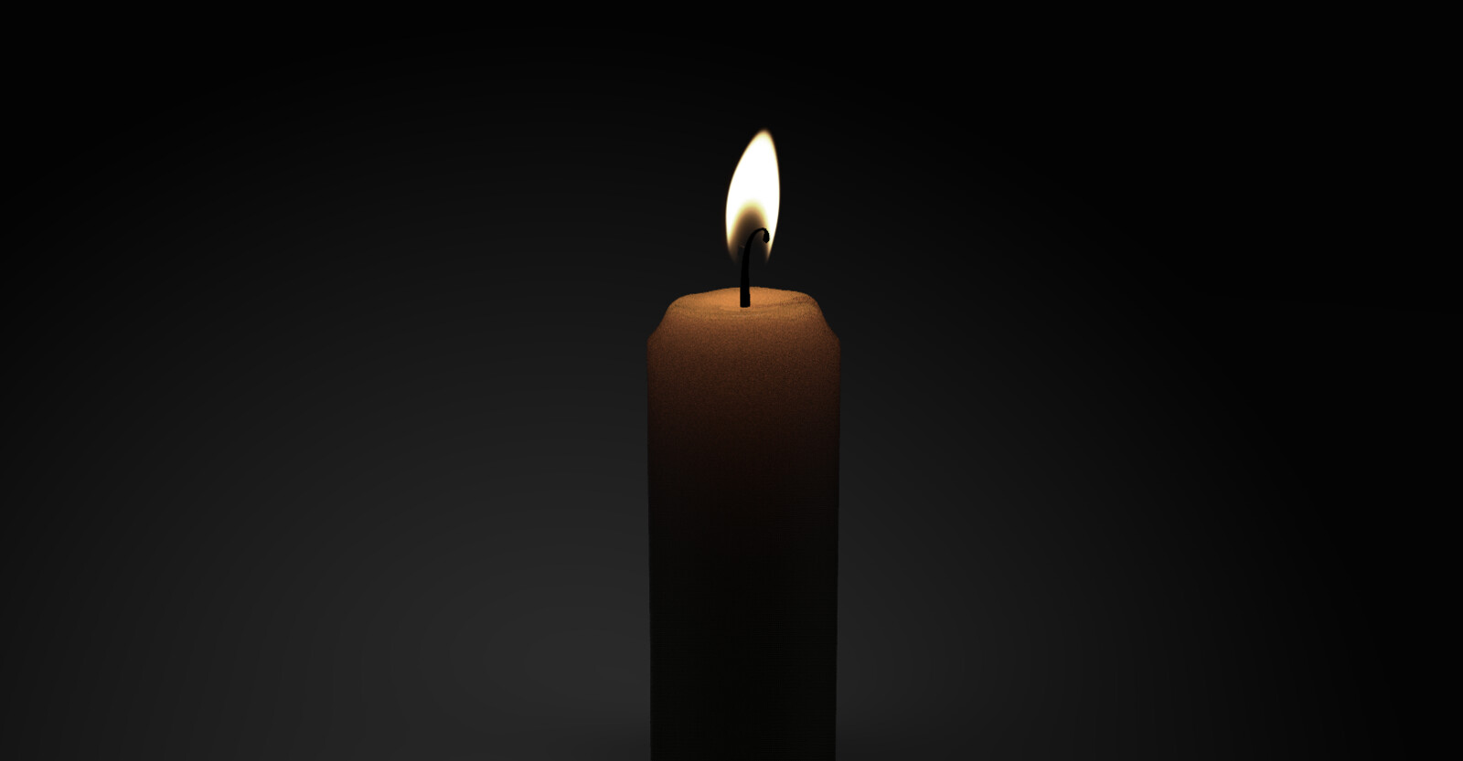 Animated candle (Keyshot)