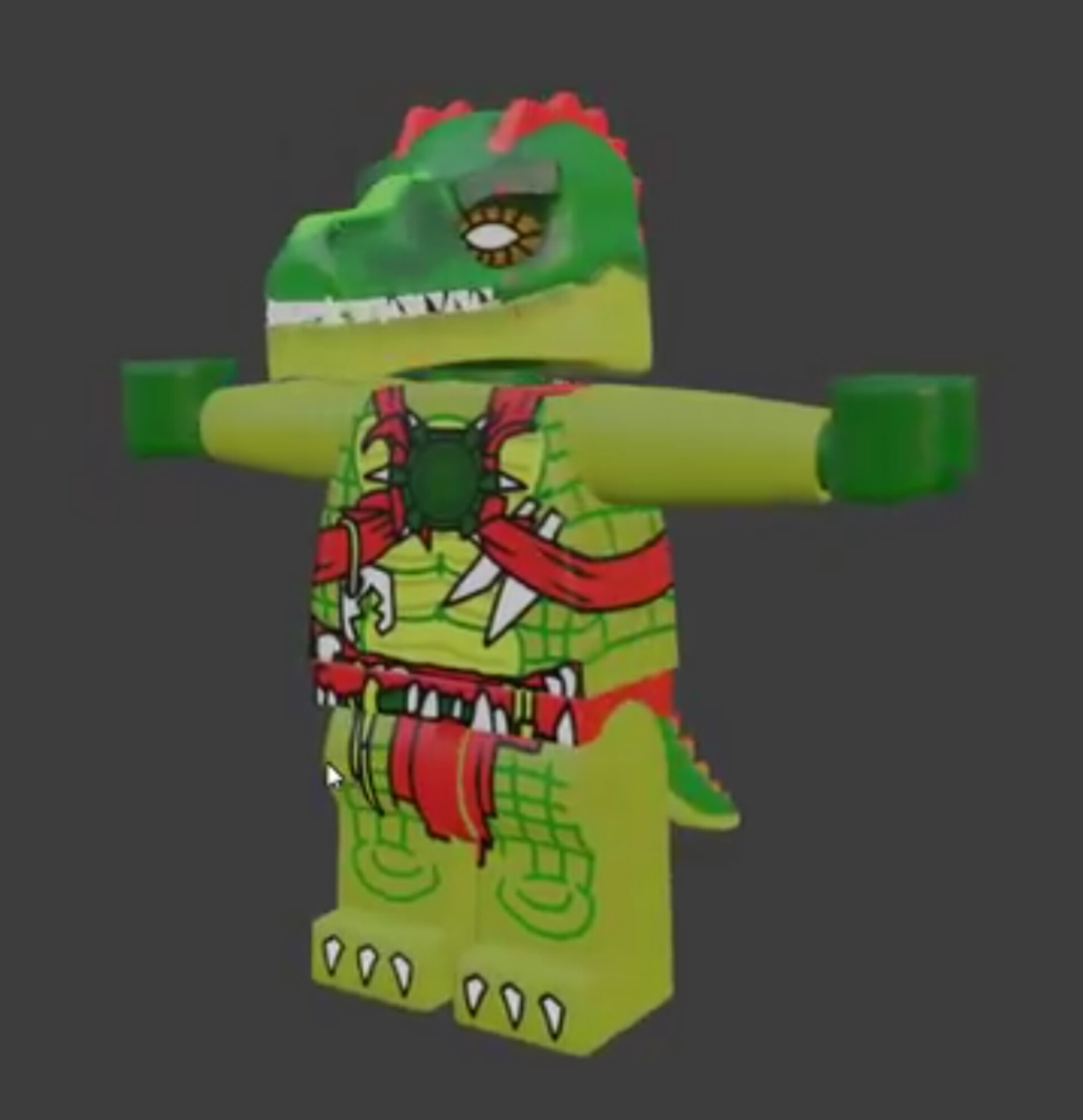 ArtStation Cragger the Crocodile LEGO Chima