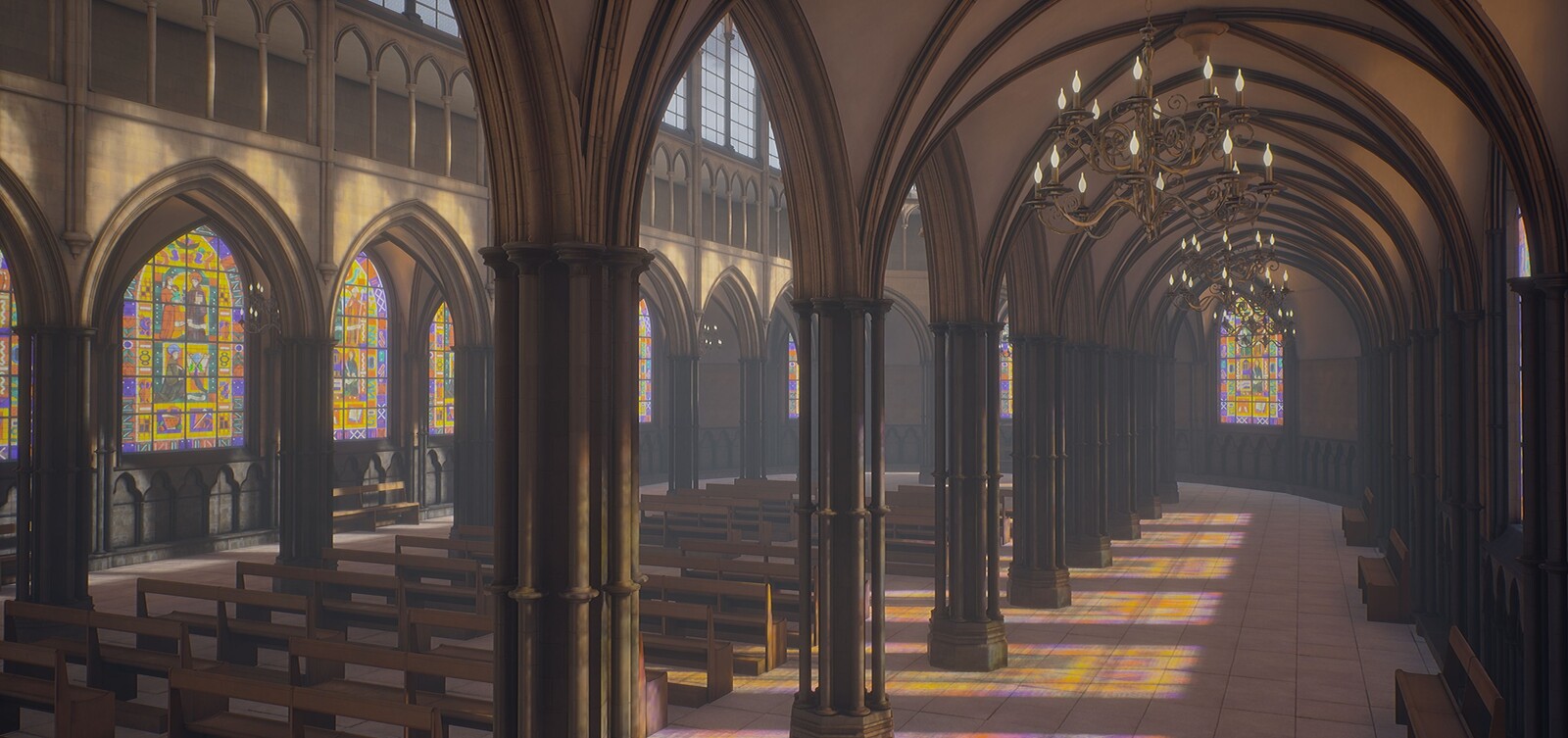 Game Environment Cathedral Creation