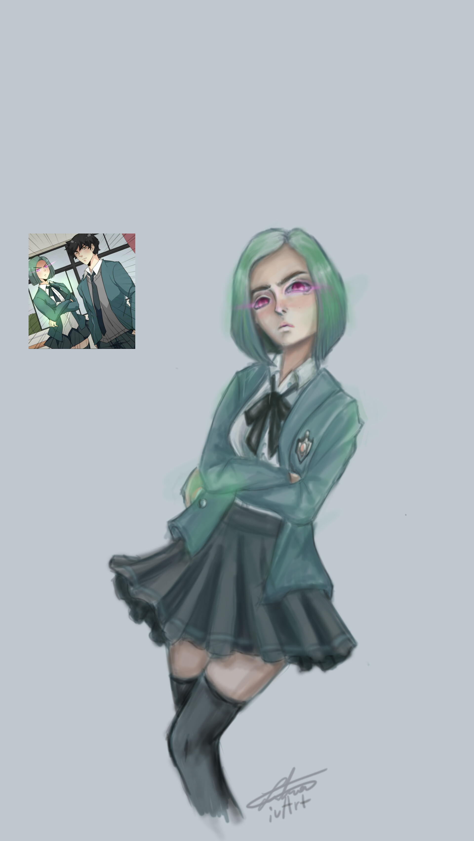 Iuliia Martynenko Quick Fanart Challenge Cecile Unordinary Fanart of john from #unordinary i love this webtoon too much. quick fanart challenge cecile unordinary